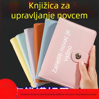 Organizator štednje novca – PU koža, PVC podstava, vodootporan, unisex, gradski minimalistički stil, svakodnevna upotreba