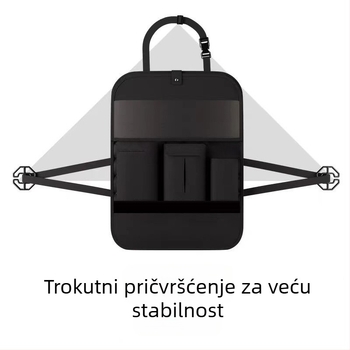 Kožna torba za pohranu za stražnju stranu automobila - vodootporna, za vješanje, univerzalna