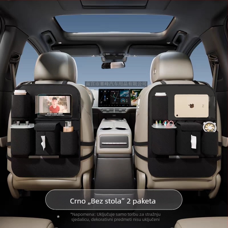 Kožna torba za pohranu za stražnju stranu automobila - vodootporna, za vješanje, univerzalna