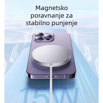 Magnetski bežični punjač za iPhone 15/16/14/13/12/11/8 Pro – QC4.0 brzo punjenje