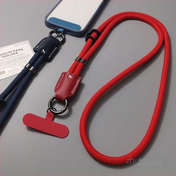 Lančić za telefon crossbody za žene, ručno izrađeni debeli pleteni remen, za planinarenje, višefunkcionalan