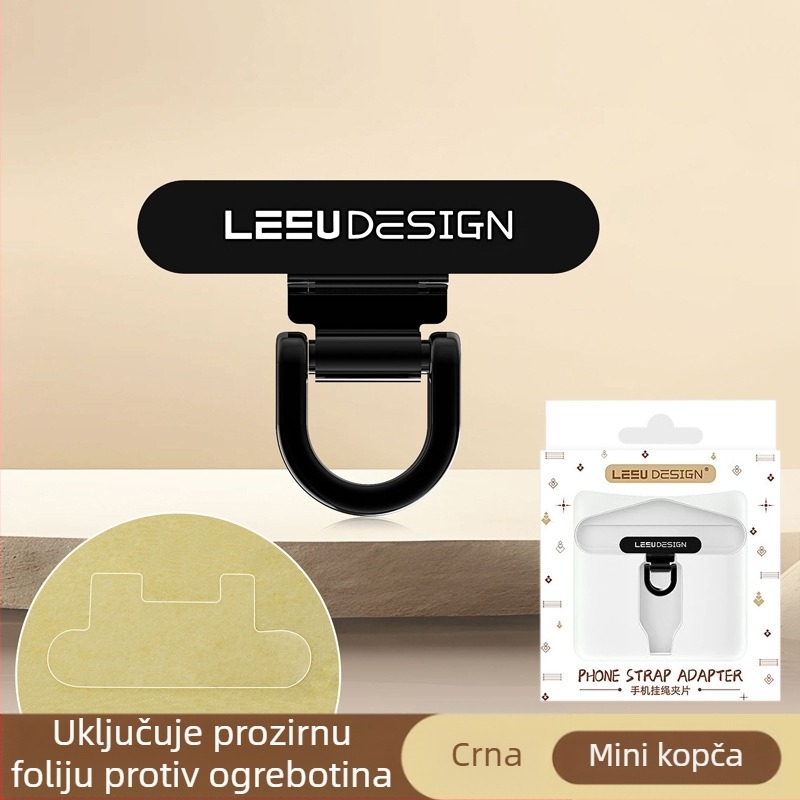 Izvorni mini metalni klips za telefon s lancem i privjeskom za futrolu, ultra-tank dizajn za kartice