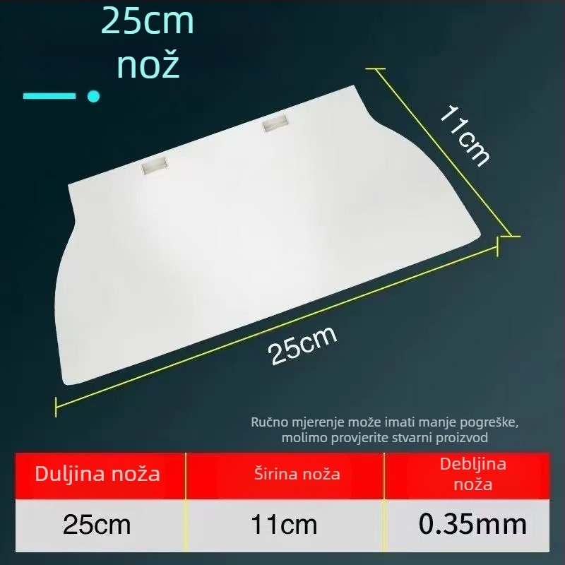 Ne-brandirani nehrđajući čelični alat za izravnavanje žbuke za unutarnje zidove