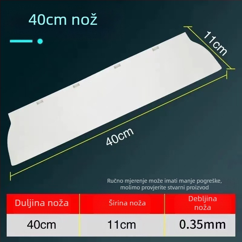 Ne-brandirani nehrđajući čelični alat za izravnavanje žbuke za unutarnje zidove