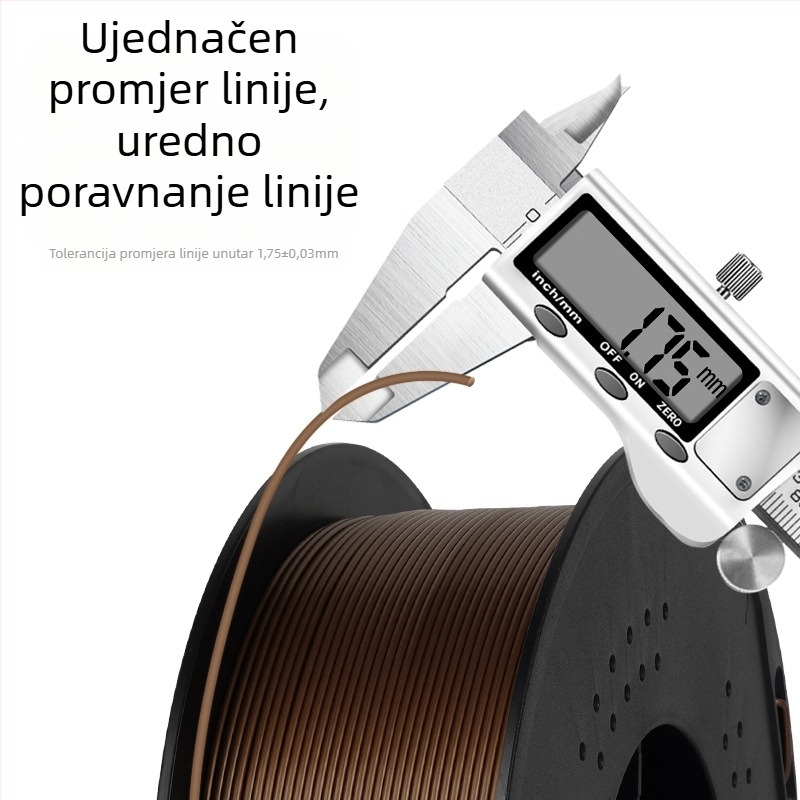 Qipang PETG filament za 3D ispis (promjer 1,75 mm, 2 kg kolut)