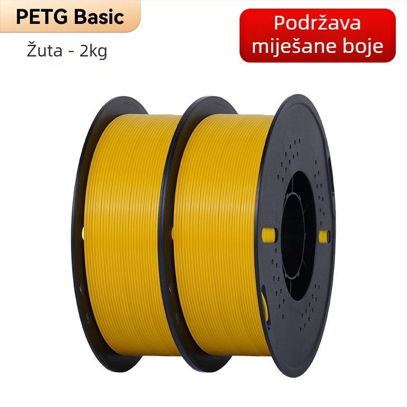 Qipang PETG filament za 3D ispis (promjer 1,75 mm, 2 kg kolut)