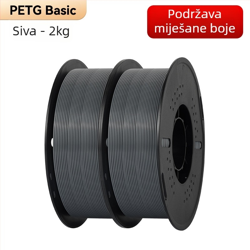 Qipang PETG filament za 3D ispis (promjer 1,75 mm, 2 kg kolut)
