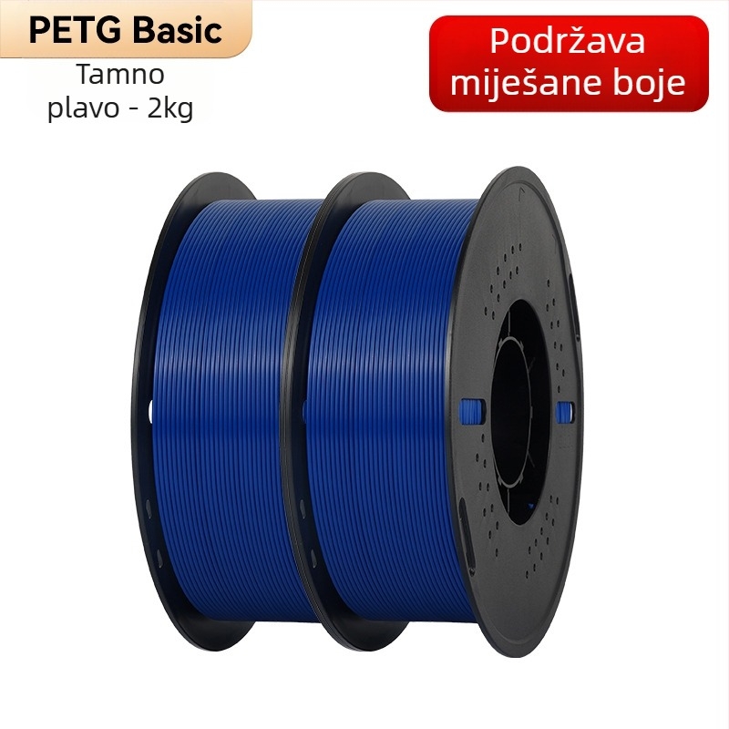 Qipang PETG filament za 3D ispis (promjer 1,75 mm, 2 kg kolut)