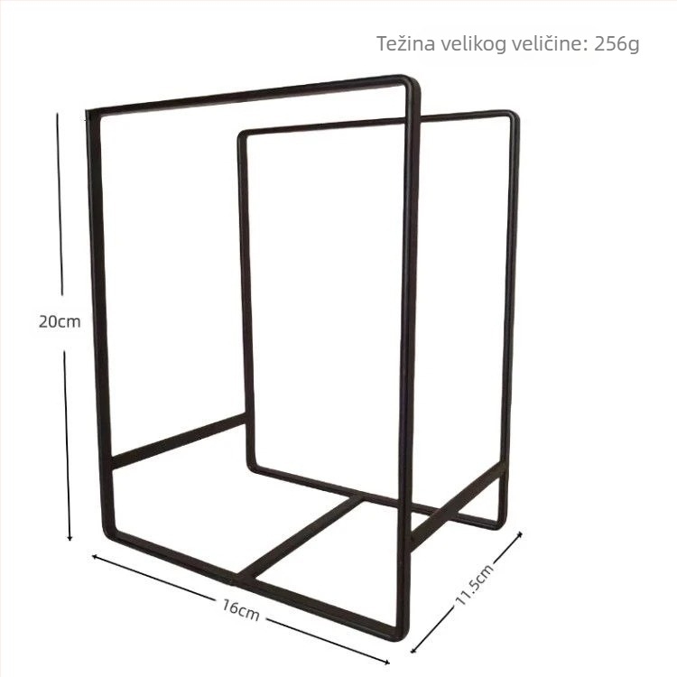 Stalak za sušenje zdjelica – Željezna žica, moderni minimalistički stil, sušenje i pohrana u kuhinji, uveden 2024