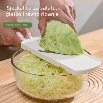 Xishuo Multifunkcionalni sjeckalica za kupus i povrće — ABS kućište, moderan minimalistički dizajn, mogućnost tiska logotipa