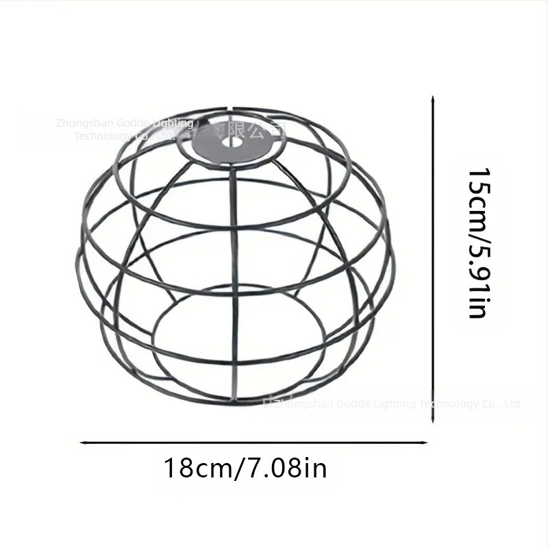 Željezni kavezasti abažur za lampu – metal, namijenjeno hotelima i kafićima, prilagodljivo, podrijetlo Zhongshan