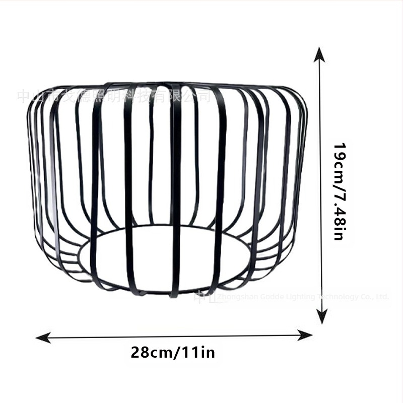 Željezni kavezasti abažur za lampu – metal, namijenjeno hotelima i kafićima, prilagodljivo, podrijetlo Zhongshan