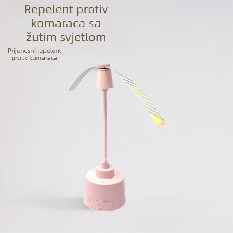 Prilagođeni ventilator protiv muha za uživanje obroka, prenosni ventilator za odbijanje muha, pogodan za štandove i kampiranje