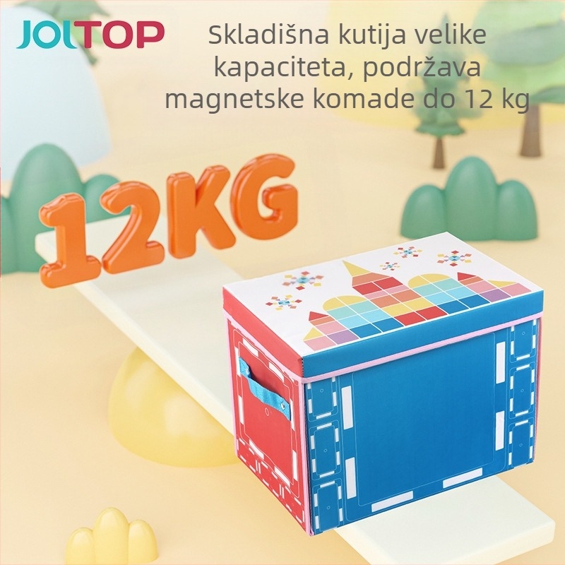KEBO Sklopiva kutija za pohranu — Oxford tkanina, vodootporna, otporna na prašinu, kapacitet 25 L, prilagođeni kartunski uzorak
