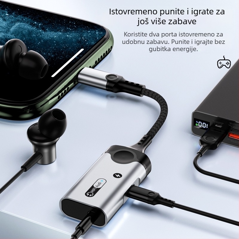 HCINOO MH391/MH392 dvostrani audio adapter s napajanjem, kompatibilan s Apple x-14