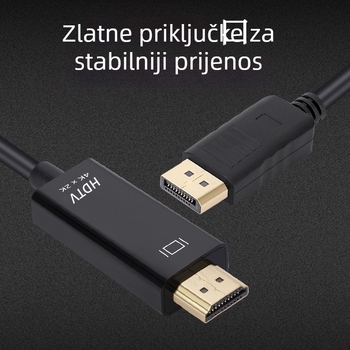 DP na HDMI adapter kabel, DP sučelje, podrška 4K30Hz
