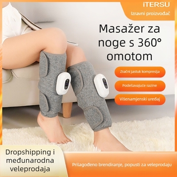 Masazer za noge – višenamjenski masažer za listove s zračnim tlakom, 5V, 7.5W, 260 g, 3 razine, duljina kabela 0,5 m