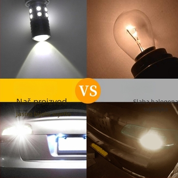 Automobilsko LED svjetlo kočnice S25 1156/1157, 12+3W 5050, COB 3W, 750LM, 12V, 50 000 h