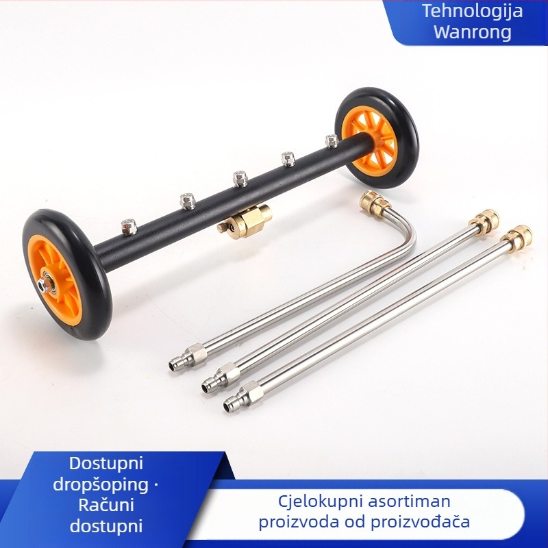 Visokotlačni stroj za pranje automobila i čišćenje podova — All-in-One, aluminij + bakar, Neto težina 2200