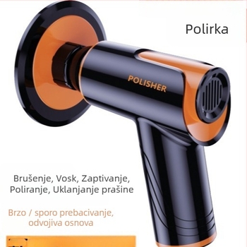 Uređaj za poliranje i voskanje automobila s bežičnim punjenjem (Basdeo, ABS+metal, 80W, model TR-5002)