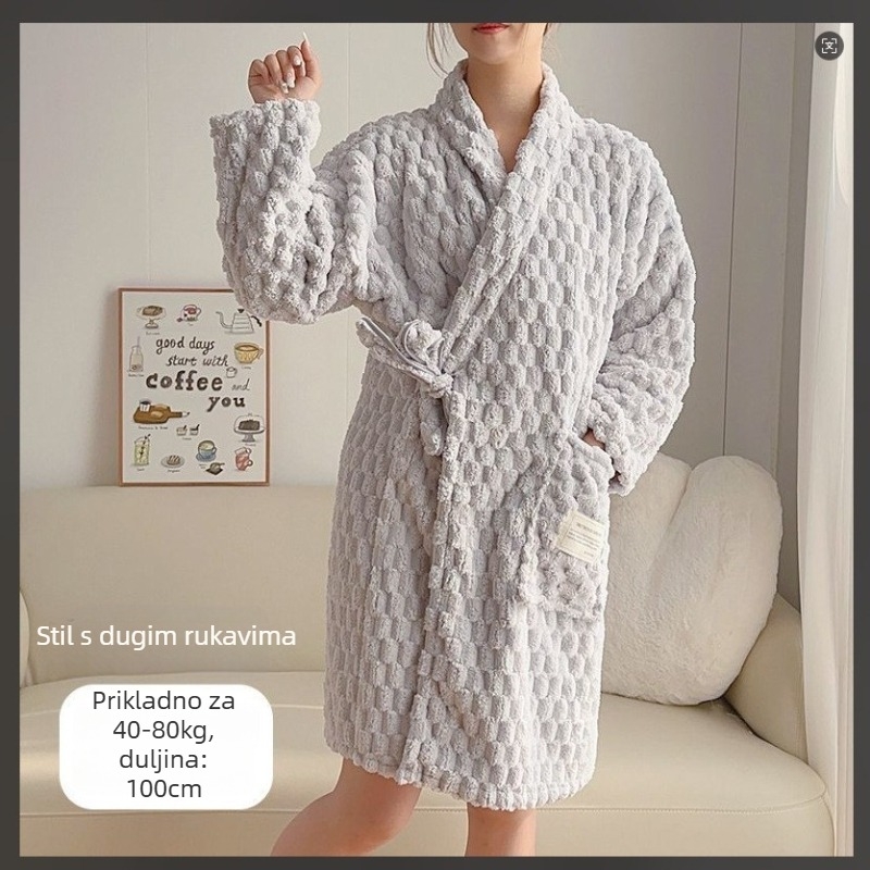 Trojdjelni set za kupaonicu: ručnik za pakiranje za odrasle, kapa za sušenje kose i ručnik; 100% pamuk, 150D pređa, marka Silent Love