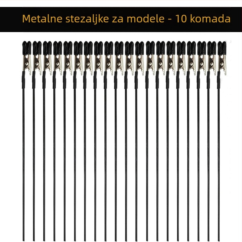 Klip baze Gundam modela s krokodilskim klipom, sušilnim klipom i alatom za sprejanje za ručno nanošenje