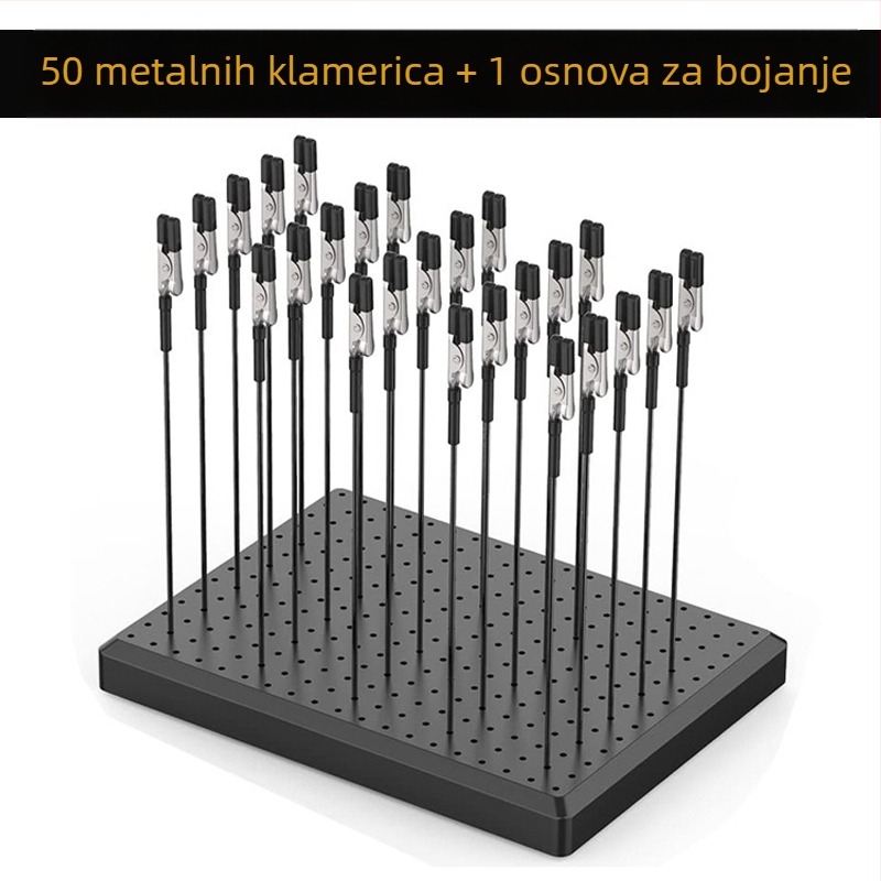 Klip baze Gundam modela s krokodilskim klipom, sušilnim klipom i alatom za sprejanje za ručno nanošenje