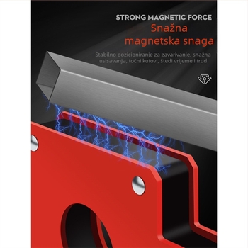 Fulida – snažan magnetski lokator za zavarivanje, držač pravog kuta