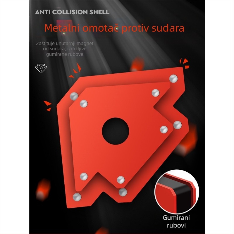 Fulida – snažan magnetski lokator za zavarivanje, držač pravog kuta