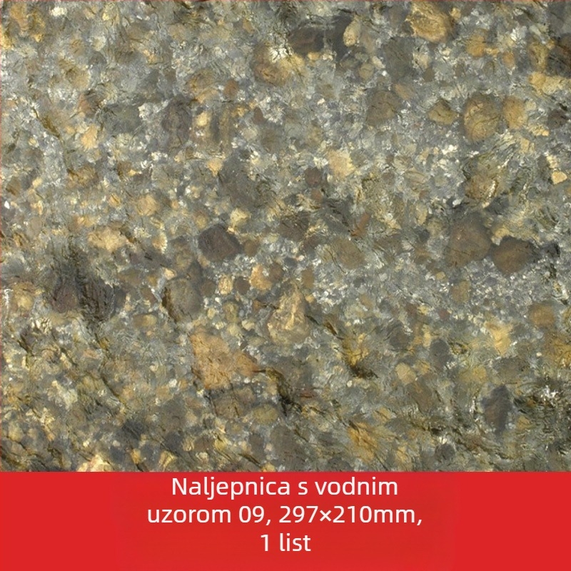 Materijal za arhitektonski model DIY za vanjski mikro krajolik s papirnatim naljepnicama s vodnim uzorcima i ljepilnom stražnjem dijelu; marka Crab kingdom; spreman za DIY; za dob 15–35; ne električno