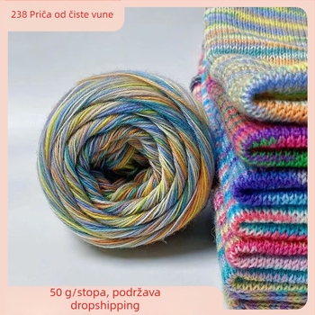 Fit Yarn semi-worsted vlakno za tkanje (238, Strong Sail)