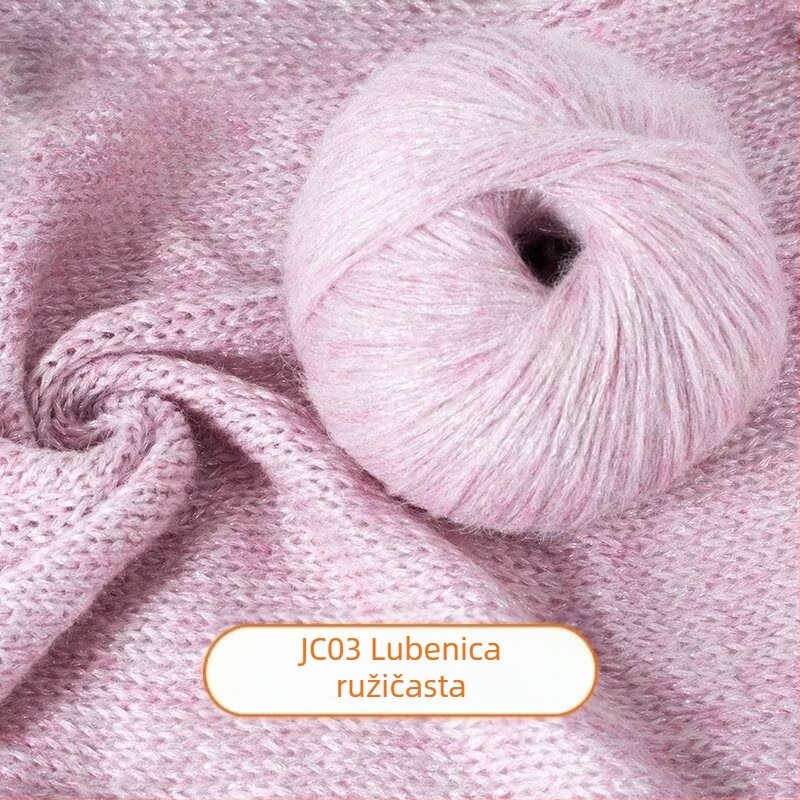 Mohair pređa – zračni preokret, Reunion linija, za ručno pletenje, sprej mohair, Blue Tears