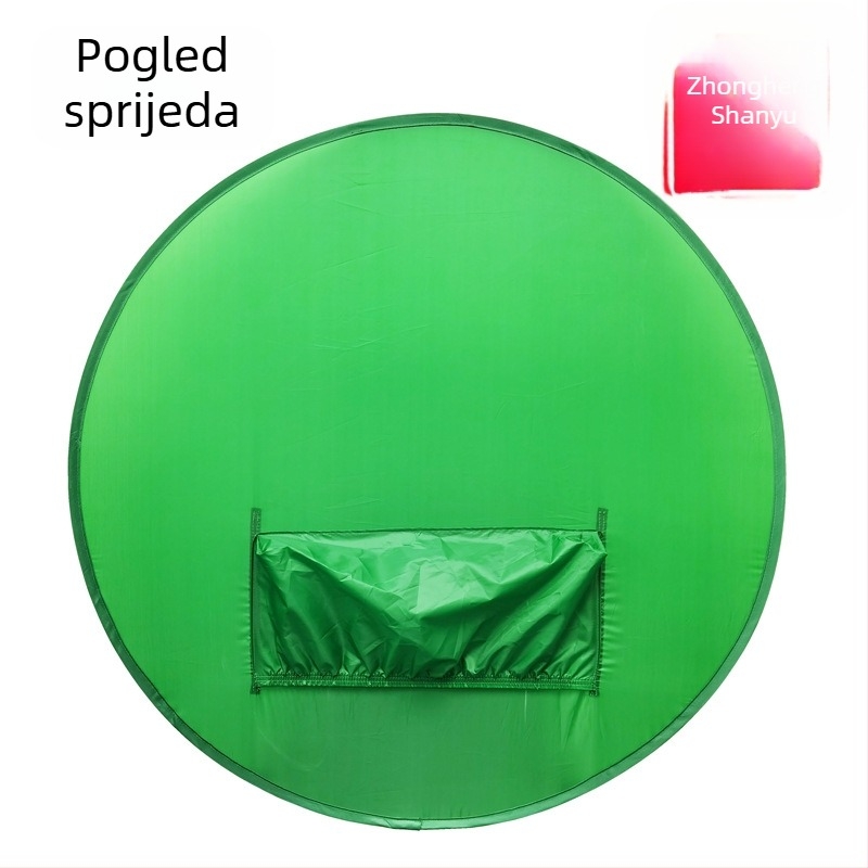 Elastična sklopiva chroma-key pozadina od poliester materijala, više veličina, pogodna za identifikacijsku fotografiju, moguć tisak logotipa