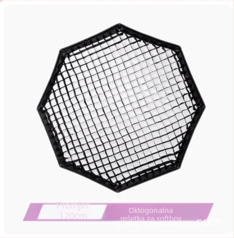 Soft light box, osmerokutni oblik, prijenosna s mrežom ćelijama za studijsku fotografiju