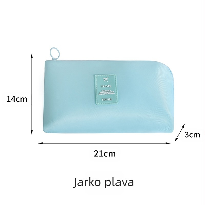 Torba za pohranu kablova i slušalica – ručna torba, poliester, model xksmb, za putovanje, zatvarač