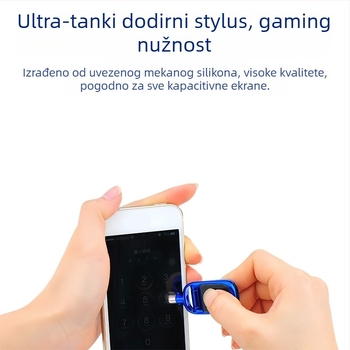 5-u-1 stalk za telefon i tablet s kapacitivnim stilusom i plastičnim kućištem