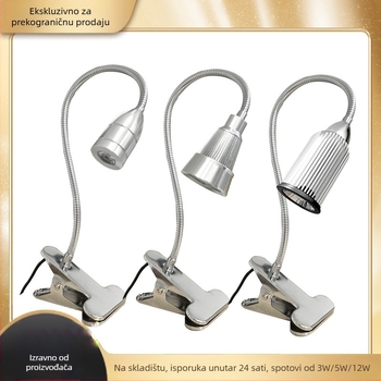 LED klips reflektor s aluminijskim kućištem, 5W–12W, CRI 80–89, ≤36V, prekidač na gumbu