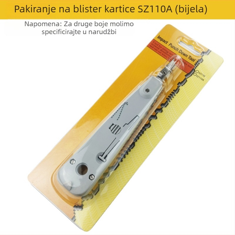 KD-1 Nož za rezanje žica za mrežni modul – ABS + alatno čelik; težina 53 g; pogodan za 110 patch panel i mrežne/telefonske module