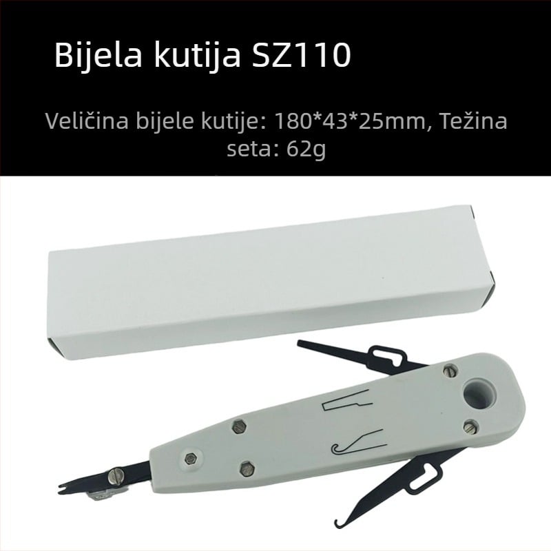 KD-1 Nož za rezanje žica za mrežni modul – ABS + alatno čelik; težina 53 g; pogodan za 110 patch panel i mrežne/telefonske module