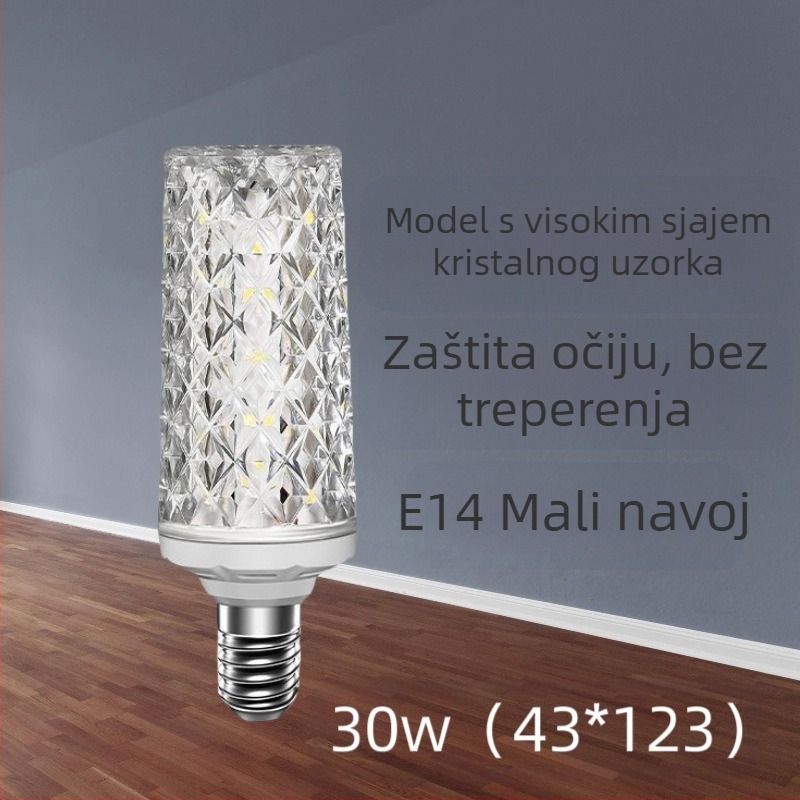 Kućna LED kukuruz lampica, model t2, 220 V, LED čip Sanan Optoelectronics, LED zrno 2835, kut snopa 360°