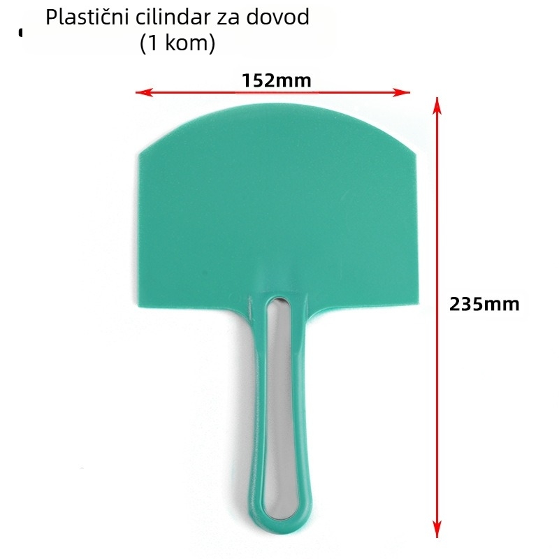 Špachtla za žbukanje s nehrđajućim čelnikom, plastična drška, serija Putty knife, Jiuling, specifikacije LC cabinet-feeder