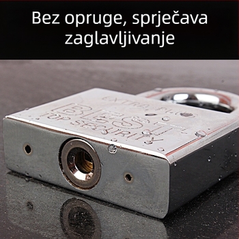 Brava za vrata, protiv krađe, brava s ravnim otvorom, materijal: Drugo, marka: Drugo, stil: Drugo