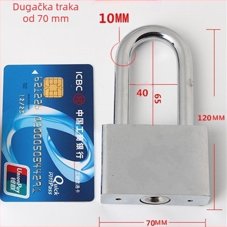 Brava za vrata, protiv krađe, brava s ravnim otvorom, materijal: Drugo, marka: Drugo, stil: Drugo