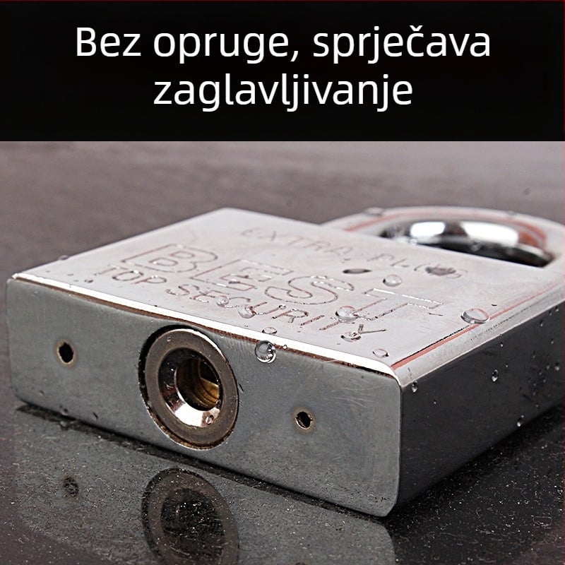 Brava za vrata, protiv krađe, brava s ravnim otvorom, materijal: Drugo, marka: Drugo, stil: Drugo