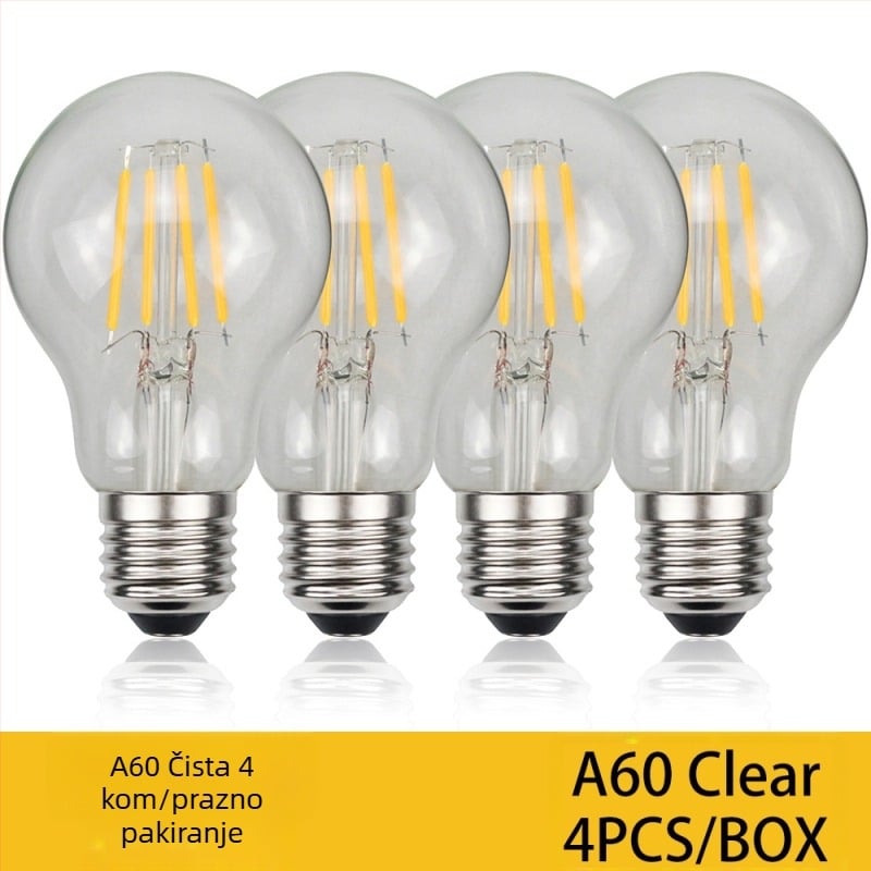 LED Edison žarulja s filamentom, E27 baza, ST64 model, 360 lm, CRI 90+, vijek trajanja 20000 h