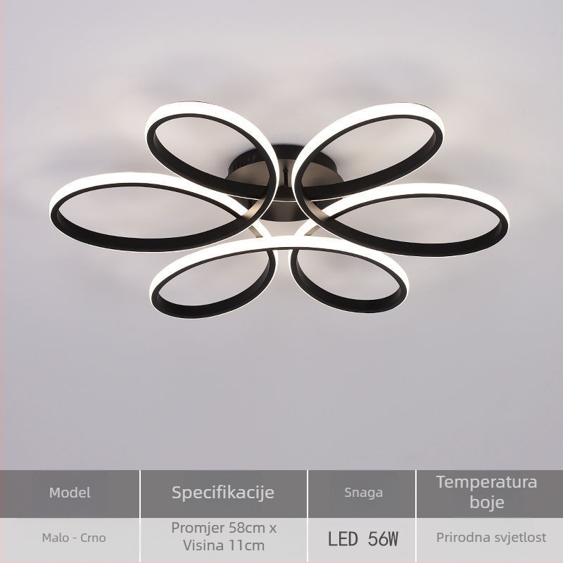Plafonska LED lampa, model X079, 220V, pokriće 15–30 m², CRI ≥95
