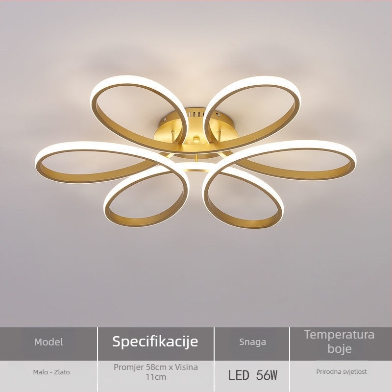 Plafonska LED lampa, model X079, 220V, pokriće 15–30 m², CRI ≥95