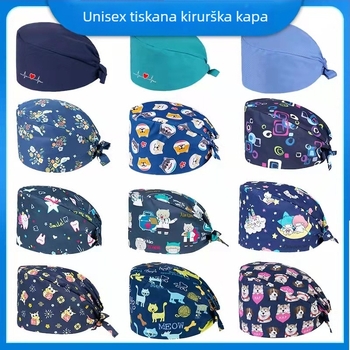 Unisex pamukasta kapa za preko glave s grafitnim uzorkom, ravni vrh, ispisano logo