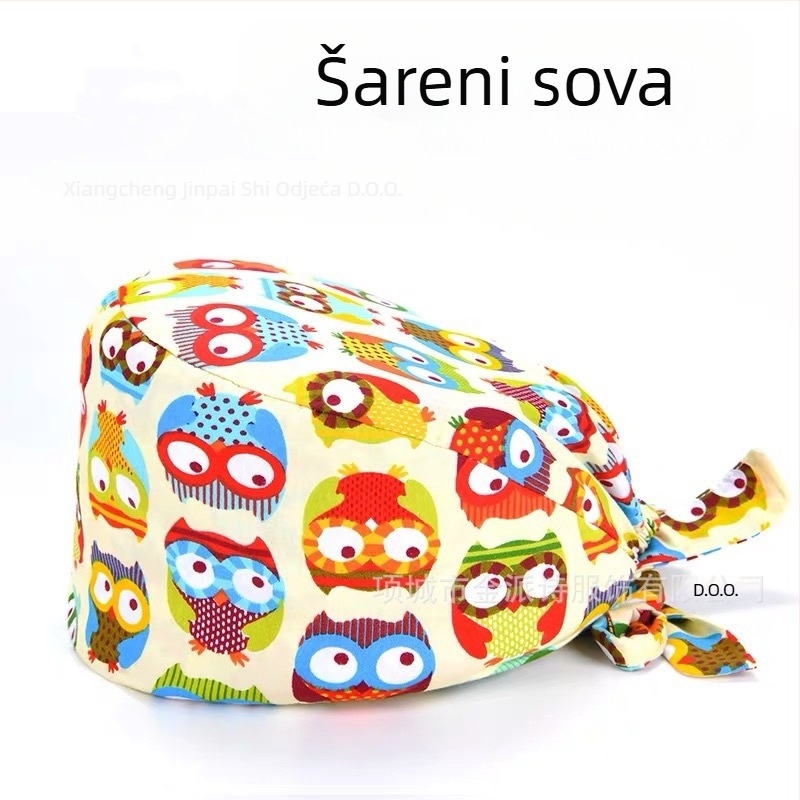 Unisex pamukasta kapa za preko glave s grafitnim uzorkom, ravni vrh, ispisano logo