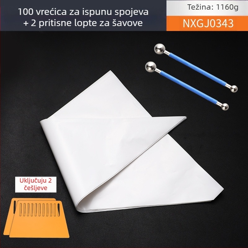 Plastična vrećica za cement za vanjske zidove, za popunjavanje fuge, marka Other, model Other, namjena: građevinarstvo